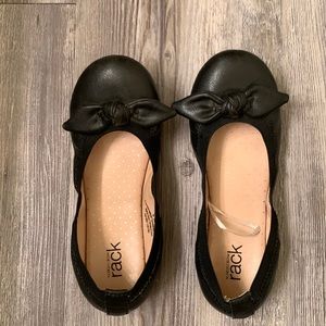 Girls Black Ballet Flats